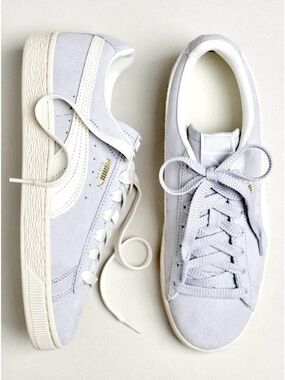 Puma Suede Sneakers Snow Blue & White US 8W/6.5M